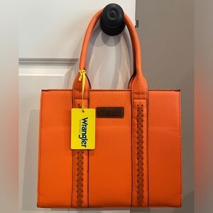 Gorgeous Orange Wrangler Shoulder Bag, NEW with Tags. Beautiful stitching